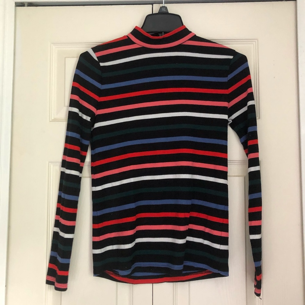 long sleeve mock neck